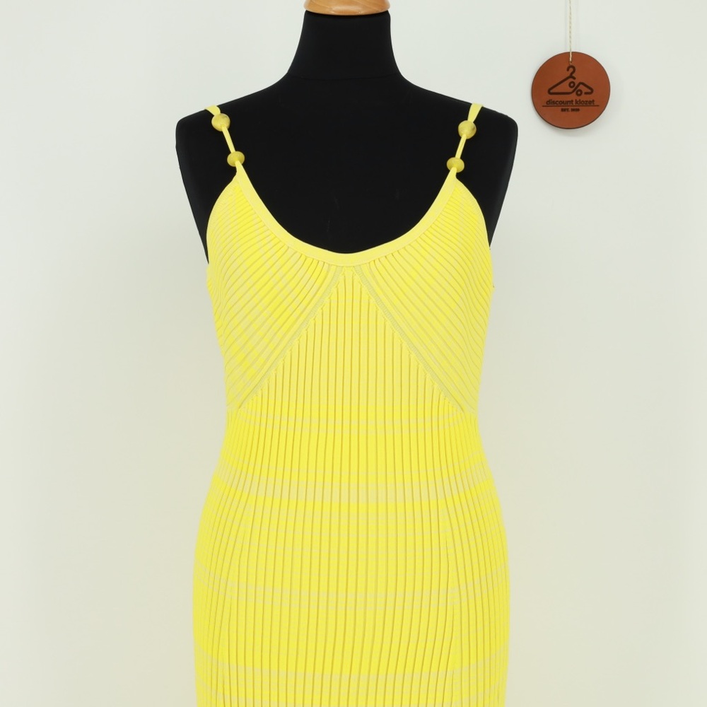 HOUSE‎ OF HARLOW 1960 Ribbed Knit Dress with Side Slit - Picture 5 of 11